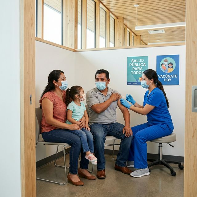 Familias Mexicanas Vacunándose